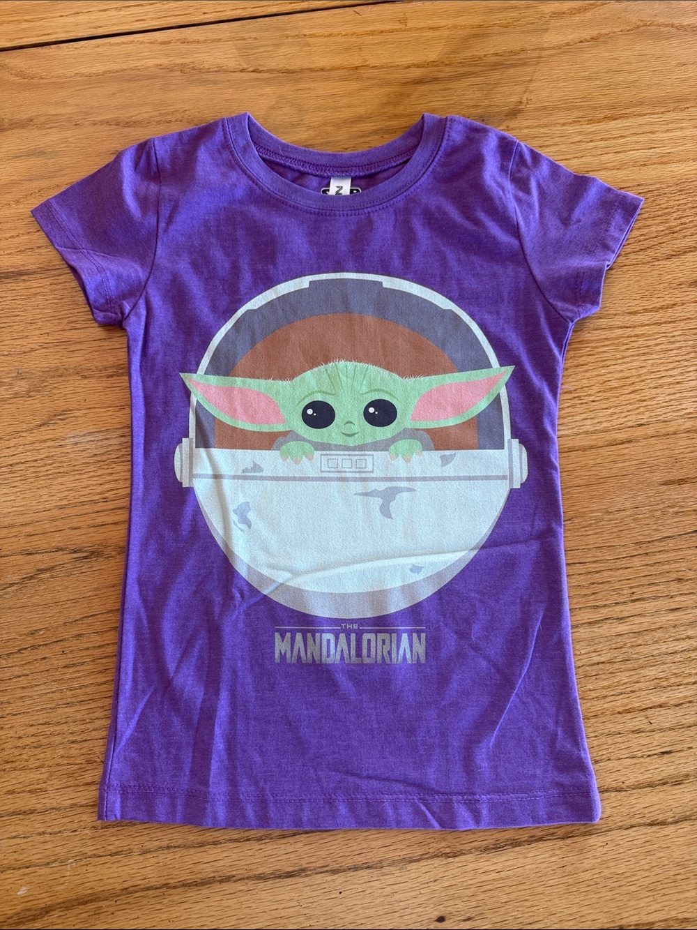 Star Wars Purple Grogu Graphic Kids Tee